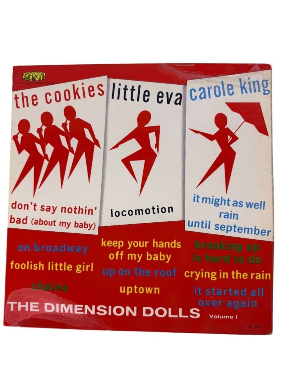 Rare Dimension Dolls Carole King The Cookies Little Eva 1963 DLP 6001 Vinyl VG+ - Picture 6 of 10